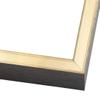 11x47 Shadow Box Frame Gold | 1.375 Inches Deep Real Wood Contemporary Shadowbox Display Frame | UV Resistant Acrylic Front, Acid Free Backing, and Hanging Hardware | Yannis Picture Frame Style view 2