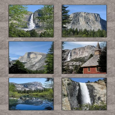 Yosemite National Park Valley Floor Quilt Panel - NPC-003, Panel Size is 18 X 33.5, Quality Quilting Cotton, Digitally Printed