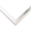 11x16 Shadow Box Frame Silver | 1.375 Inches Deep Real Wood Contemporary Shadowbox Display Frame | UV Resistant Acrylic Front, Acid Free Backing, and Hanging Hardware | Xenos Picture Frame Style view 1