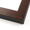 10x27 Shadow Box Frame Brown | 1 Inch Deep | 1.375 Inch Wide | Tucker Walnut Veneer Solid Wood Shadowbox Display Frame | UV Acrylic Plexiglass, Acid Free Backing and Hanging Hardware Included view 1