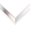 10x10 Shadow Box Frame Silver | 1.625 Inches Deep Real Wood Contemporary Shadowbox Display Frame | UV Resistant Acrylic Front, Acid Free Backing, and Hanging Hardware | Zola Picture Frame Style view 3