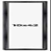 10x42 Shadow Box Black Beveled Display Picture Frame | 1.25 Inches Deep Real Wood Shadowbox Frame | UV Resistant Acrylic Plexiglass, Acid Free Backing and Hanging Hardware Included | Cameron Picture view 1