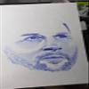 Lionel Messi soccer star made entirely with a ballpen (Medium, Blue) view 3
