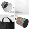 Hot Air Colorful Balloons Print Circular Protable Storage Bin,Basket For Laundry Hamper With Handles Bedroom Clothes view 4
