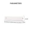 Acrylic Wall Magazine Rack Clear Brochure Holder Wall Mount, Hanging Magazine Holder,for Office,Church,Coffee Shop DisplayOrange 35.1 in view 3