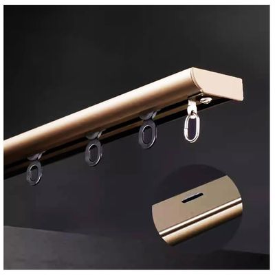 SRNSAEB 1 2 3 4 5 6 7 8 9 10 11 12 M Straight Ceiling Curtain Track System, Privacy Hospital Window RV Classroom Dressing Room Rustproof Curtain Railing (Color : Gold, Size : 6.5m/21.3ft)