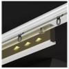SRNSAEB 4 8 12 16 20 24 28 32 36 40 Ft Aluminum Alloy Curtain Track Rail, Sliding Ceiling Mount Room Divider Curtain Tracks and Fittings for RV Shower Hotel Privacy (Color : White, Size : 24ft/731cm) view 1