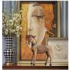 AAHIFIT Home Decor Office Decoration Bookshelf Ornaments Hotel Decor Rattan Compilation Stallion Resin Statue view 3