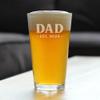 Bevvee Dad Est 2024 - New Father Pint Glass Gift for First Time Parents - Bold 16 Oz Glasses view 2