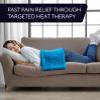 GENIANI Electric Throw - XXL Heating Pad for Back Pain & Menstrual Pain Relief, Auto Shut Off, Machine Washable, Moist Heat Pad for Neck and Shoulder, Cramps Relief, Aqua Blue 18'26 view 4