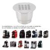Stainless Steel Coffee Filter Fat Coffee Capsules, Coffee Machine Capsules Recyclable Refillable Coffee Pod Reusable Cafe Capsule Filter for Maker Machine view 3