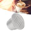 Stainless Steel Coffee Filter Fat Coffee Capsules, Coffee Machine Capsules Recyclable Refillable Coffee Pod Reusable Cafe Capsule Filter for Maker Machine view 4