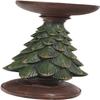 Christmas Tree Candleholder Tealight Candle Holder Festival Tea Light Holder for Xmas Festival Desk Table Decor - Height, 27.5cm view 1