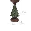 Christmas Tree Candleholder Tealight Candle Holder Festival Tea Light Holder for Xmas Festival Desk Table Decor - Height, 27.5cm view 3