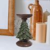 Christmas Tree Candleholder Tealight Candle Holder Festival Tea Light Holder for Xmas Festival Desk Table Decor - Height, 27.5cm view 4