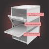 Shoes Box with lids, PP Storage stackable Drawer Container, Cabinet for Home(#1) view 3