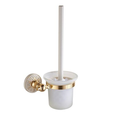 Toilet Brush Toilet Brush Holder Household Wall-Mounted Toilet Bowl Brush Bathroom Long-Handled Toilet Cleaning Brushs Punch-Free Cleaning Brush Set Deep Cleaning