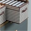 DOFFO Clothes Organizer with Lid, Wardrobe Storage Box, Fabric Folding Storage Box, Clothes Storage Box view 3
