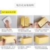 Tissue Box, Toilet Bathroom White roll Paper Holder, Waterproof Toilet Paper Box, Platinum Square Long Tissue Box view 4
