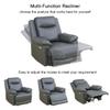 Caberryne Power Recliner Sofa Set with LED Lights,Leather Living Room Furniture Set with USB Port/Cup Holders,Reclining Sofa Set for House/Home Theater(Sofa&Chair 2 Pieces) view 3