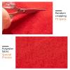 Hamankim Wedding Aisle Runner 10m 20m Event Carpets Non-Slip Bridal Walkway Rug 2mm Polyester red Runway Rugs Roll for Weddings Church Party Decoration Prom Outdoor (Size : 1.5x50m) view 4