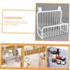 DECHOUS Cube Shelf Bins Dormitory Bedside Storage Metal Hanging Basket Room Organizer view 2