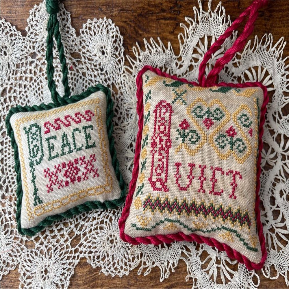 Jan Hicks Creates! - Vintage Christmas Alphabet 7 - Original Design by Jan Hicks