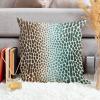 ArogGeld Antelope Animal Print Farmhouse Throw Pillow Cushion Teal Green and Brown Antelope Spots Cushion Covers Double Side Throw Pillow Case for Sofa Couch Car Chair 16x16in White Linen view 4