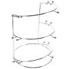 CIYODO Three-Tier Crown Display Stand for Bridal Tiara Holder and Headband Organizer Metal Rack for Jewelry Storage on Vanity Table 7.55X5.51X5.51 Inches view 1