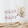 CIYODO Three-Tier Crown Display Stand for Bridal Tiara Holder and Headband Organizer Metal Rack for Jewelry Storage on Vanity Table 7.55X5.51X5.51 Inches view 3