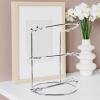 CIYODO Three-Tier Crown Display Stand for Bridal Tiara Holder and Headband Organizer Metal Rack for Jewelry Storage on Vanity Table 7.55X5.51X5.51 Inches view 4