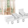 LIYI929GP Room Divider Shower Curtain Straight Single Track Easy to Install, Ceiling/Wall Mount Curtain Track, Curtain Rod Hardware Included, 2-20ft Heavy-Duty Aluminum Curtain Rail Roller System Set view 1