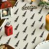 Artoid Mode Beige Xmas Tree Christmas Table Runner, Seasonal Winter Kitchen Dining Table Decoration for Home Party Decor 13x90 Inch view 3