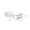 Alipis Shower Organizer Shower Stainless Steel Corner Shelf Wall Storage Rack Hooks view 2