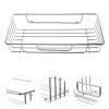 Alipis Shower Organizer Shower Stainless Steel Corner Shelf Wall Storage Rack Hooks view 3
