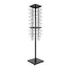 TFCFL 36 Pocket Rotating Magazine Stand, 63" Tall Brochure Display Stand, Floor-Standing Magazine Rack for Offices Collaborative Spaces (Black) view 4