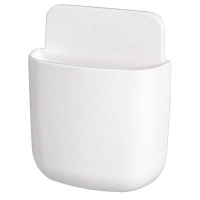 aquti Wall Mounted Remote Control Storage Box, Living Room Bedside Shelf, Non-punching Bracket, Household Mobile Phone Charging Storage Pylon Holder