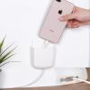 aquti Wall Mounted Remote Control Storage Box, Living Room Bedside Shelf, Non-punching Bracket, Household Mobile Phone Charging Storage Pylon Holder view 4