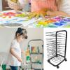 Mobile Paint Drying Rack - Art Drying Rack For Classroom, Floor-standing Art Shelf Storage Rack On Wheels, Ideal For Education Schools And Art Clubs Shelf,Foldable To Save Space Drying Rack ( Size : 2 view 3