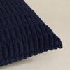 Fancy Homi 2 Packs Navy Blue Decorative Throw Pillow Covers 14x24 Inch for Living Room Couch Bed Sofa, Soft Corduroy Square Cushion Case 35x60 cm, Rustic Modern Farmhouse Boho Home Decor view 4