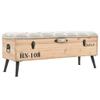 BUKSCYJS Wood Bench Seat, Bedroom Bench, Storage Bench, Suitable for Bedrooms, Living Rooms, Dining Rooms, entrances 43.3" Solid Wood Fir view 1