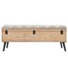 BUKSCYJS Wood Bench Seat, Bedroom Bench, Storage Bench, Suitable for Bedrooms, Living Rooms, Dining Rooms, entrances 43.3" Solid Wood Fir view 3