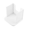 Bread Slicer, Toast Cutter Bread Slicing Guide for Homemade Bread, White ABS Bread Tool with 4 Thickness, for Bakery Home Kitchen view 3