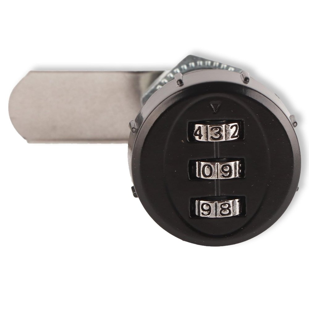 QANYEGN Combination Cam Lock, Cabinet Combination Locks, 3 Digit Combination Latch for Mailboxes, Drawers, Lockers, etc(30.5 19~23Meterm Cabinet Thickness)