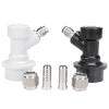 Ball Lock, 4PCS Keg Disconnect Quick Ball Lock, Ball Lock Disconnect Set, Plastic Connector with Adapter Clamp view 2