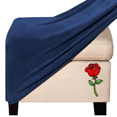 Foot Stool Cover Pouffe Cover Footstool Protector Covers Footstool Slipcover Ottoman Covers Square Rectangle Round Small Large Stretch Jacquard Velvet Ottoman Footstool Cover ( Color : @16 , Size : Sq