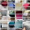 Foot Stool Cover Pouffe Cover Footstool Protector Covers Footstool Slipcover Ottoman Covers Square Rectangle Round Small Large Stretch Jacquard Velvet Ottoman Footstool Cover ( Color : @16 , Size : Sq view 3