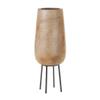 Melrose International Wood Vase with Stand 15" H view 1