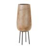 Melrose International Wood Vase with Stand 15" H view 3
