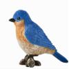 JFSM INC. 3" Bluebird Perched on Branch Figurine - Holiday Stocking Stuffer, Bird Watcher Gifts, Wildlife Decor, Home Office Shelf Decor view 1